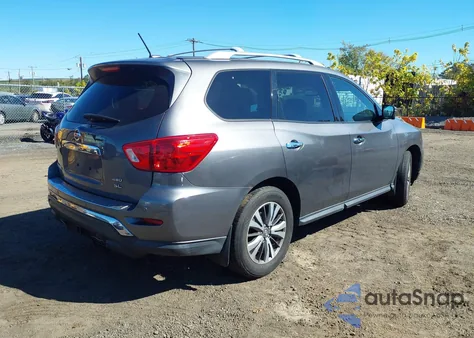 2017 Nissan Pathfinder Sl из США, поврежденный, VIN 5N1DR2MM6HC629302